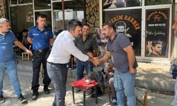 Diyarbakır Dicle’nin yeni kaymakamı esnafla buluştu