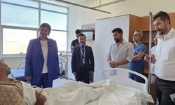 Diyarbakır’da AK Partili vekilden hastalara ziyaret