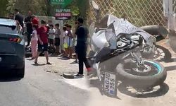 Diyarbakır’da korkunç kaza! Sürücü yere savruldu