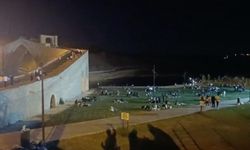Diyarbakır’daki tarihi köprü geceleri kamp alanına döndü