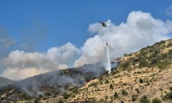 Tekirdağ’da büyük yangın, helikopterli müdahale başladı