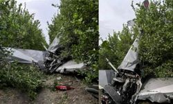 Adana'da eğitim uçağı düştü: Pilot ve yolcu yaralı