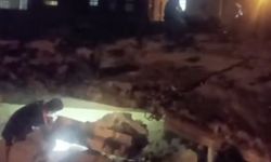 Batman'da çöken bina, mahalleye korku dolu anlar yaşattı