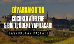 Diyarbakır’da çocuklu ailelere 5.000 TL ödeme! Başvurular başladı