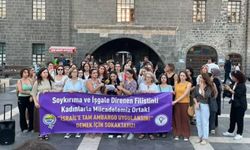 Diyarbakır’da kadınların çığlığı: “Gazze’de kadın bedenleri savaş alanı!”