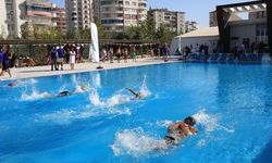 Diyarbakır Kayapınar’da yüzme sevinci