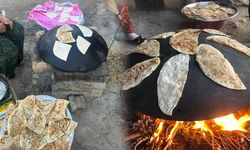 Diyarbakır'da imece usulü Şam Börek mesaisi
