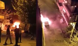 Diyarbakır’da korkutan yangını film gibi izlediler