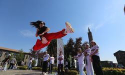 Diyarbakır'da tarihi mekanlar sporun ritmiyle canlandı