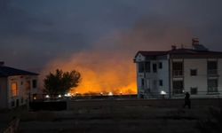 Elazığ Kovancılar’da yangın köyü sardı