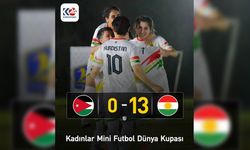 Kürdistan Kadın Futbol Takımı ilk maçta tarihi zafer yazdı
