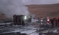 Şırnak’ta feci kaza, yanarak can verdi