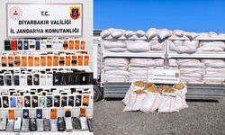 Diyarbakır’da çok sayıda kaçak mal yakalandı