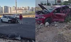 Diyarbakır Kayapınar’da feci kaza, iki araç pert oldu: 2 yaralı
