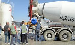 Diyarbakır’da beton mikserlerine sıkı denetim