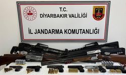 Diyarbakır'da cephanelik ele geçirildi