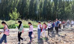 Diyarbakır’da çocuklar, Hevsel bahçelerinde doğayla buluştu