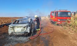Diyarbakır’da faciadan dönüldü; seyir halindeki araç kül oldu