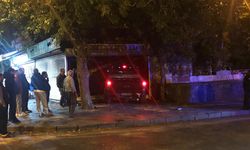Diyarbakır’da hızını alamayan araç dükkana daldı