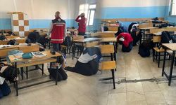 Diyarbakır'da okullarda afetlere karşı tatbikat