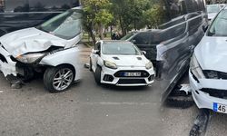 Diyarbakır'da yürekleri ağza getiren zincirleme kaza