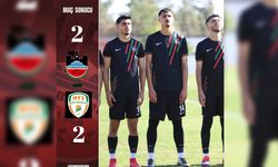 Diyarbekirspor 2-0 öne geçtiği maçta 1 puana razı oldu