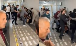 Husumetli iki aile hastane acilinde tekme tokat kavga etti