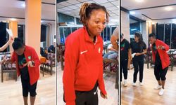 Amedspor'un kadın futbolcularından, davul-zurnalı halay