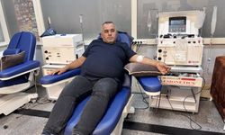 Kan bankası çalışanından örnek davranış