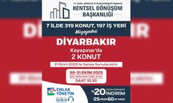 Kentsel Dönüşüm Başkanlığı Diyarbakır’daki konutları satışa çıkardı