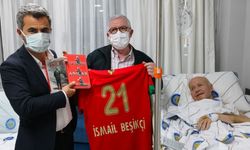 Amedspor Başkanı Eren’den İsmail Beşikçi’ye ziyaret