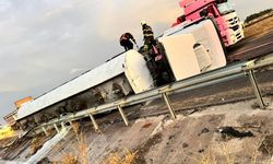 Viranşehir’de mazot yüklü tanker otomobile çarptı: Aynı aileden 6 yaralı