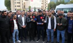 Diyarbakır'da servisçiler talepleri için konvoy yapıp eylem yaptı