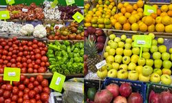 Diyarbakır'daki marketlerde sebze meyve fiyatları uçtu