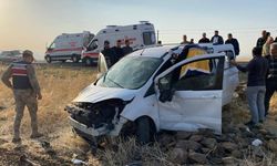Elazığ'da araç tarlaya uçtu: 3 yaralı