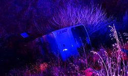 Siirt’te işçileri taşıyan otobüs devrildi: 17 yaralı