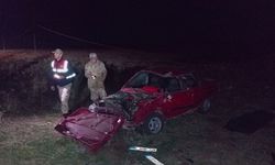 Şanlıurfa'da şarampole devrilen otomobilin sürücüsü öldü