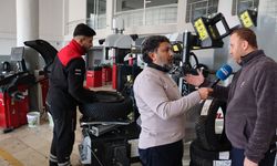 Diyarbakır’da kış lastiği talebi düşük: Sürücüler karı bekliyor