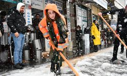 Bismil’de karla mücadele çalışması