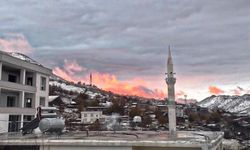 Çermik'e mevsimin ilk karı yağdı