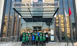 Cizre Dicle Sporlu futbolculardan, kütüphane farkındalığı