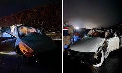 Diyarbakır’da feci kaza, takla atan otomobil hurdaya döndü: 1 ölü