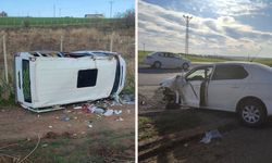 Diyarbakır'da otomobil-minibüs çarpıştı: 7 yaralı