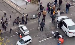 Diyarbakır'da otomobilin çarptığı kurye yaralandı