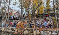 Diyarbakır'da yerinde resmetme sanatı