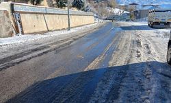 Diyarbakır’ın Kulp ilçesi buzlanmaya teslim oldu