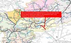 Elazığ-Diyarbakır karayolu ağır taşıt trafiğine kapatıldı