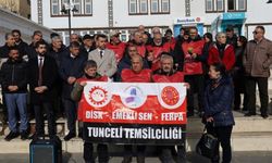 Tunceli’de emeklilerden iktidar protestosu