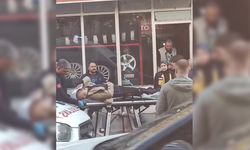 Husumetlisi olan müteahhidi oto lastikçide vurdu