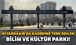 Diyarbakır'da kaderine terk edilen bilim ve kültür parkı!
